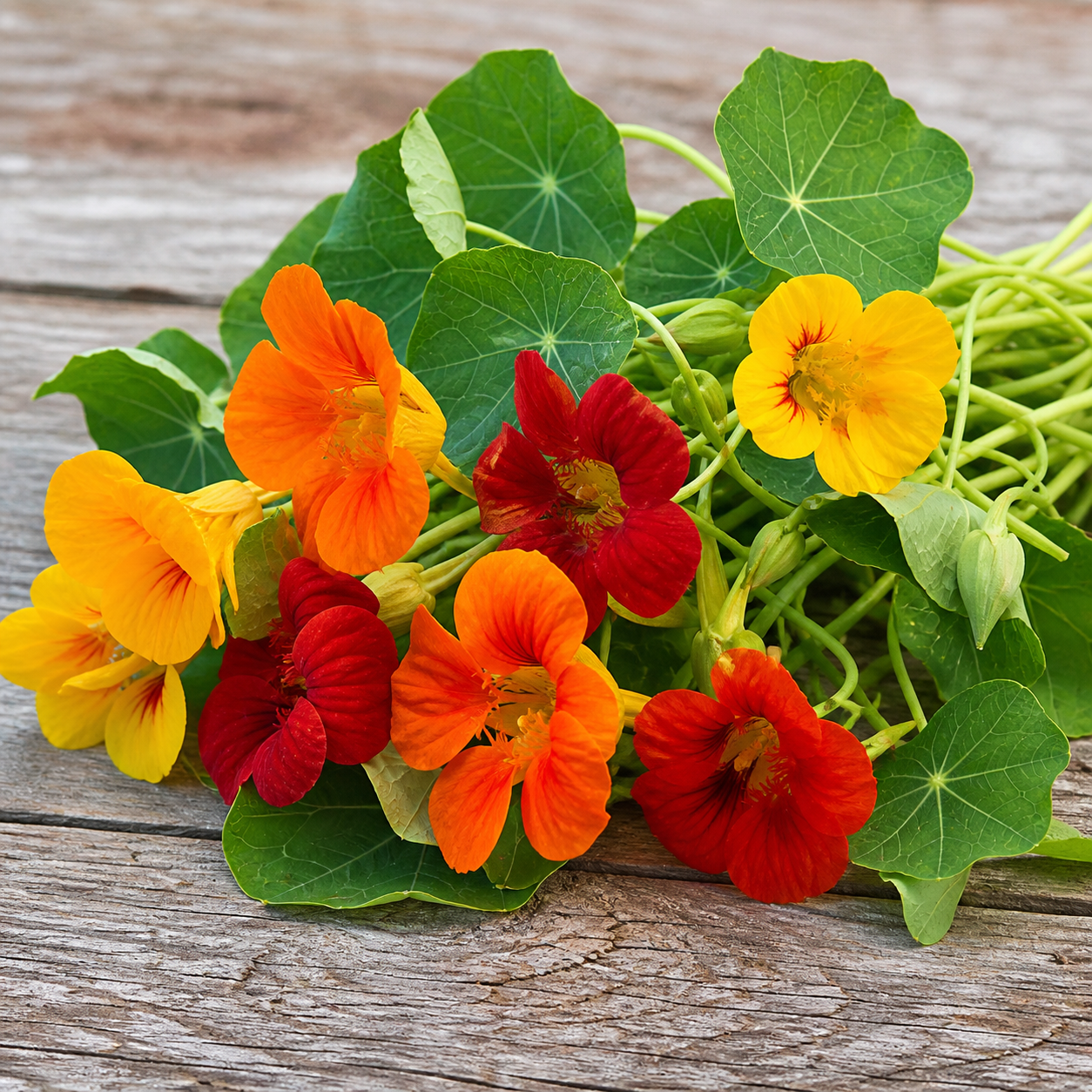 Nasturtium Gleam Hybrids Climbing