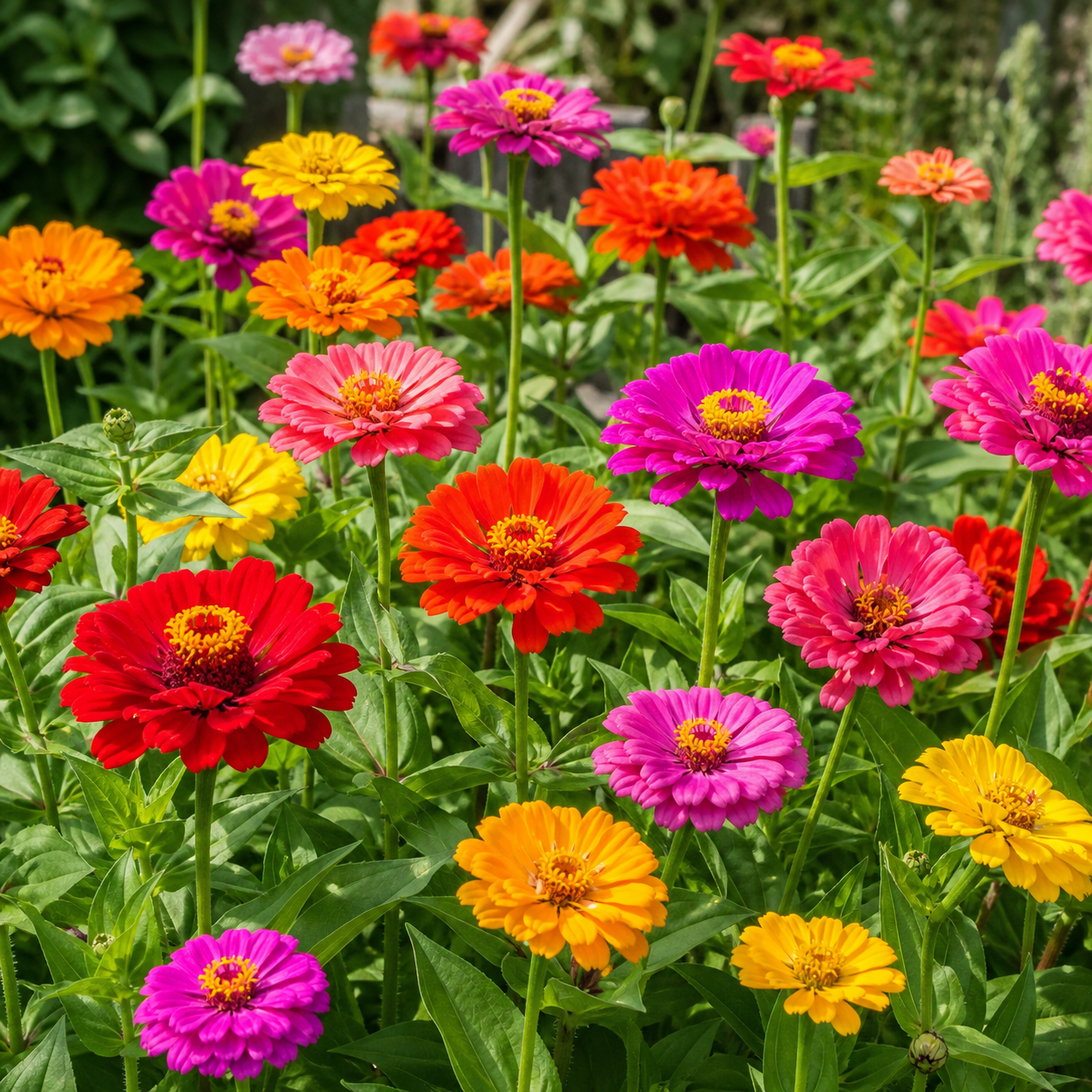 Zinnia California Giant Mix