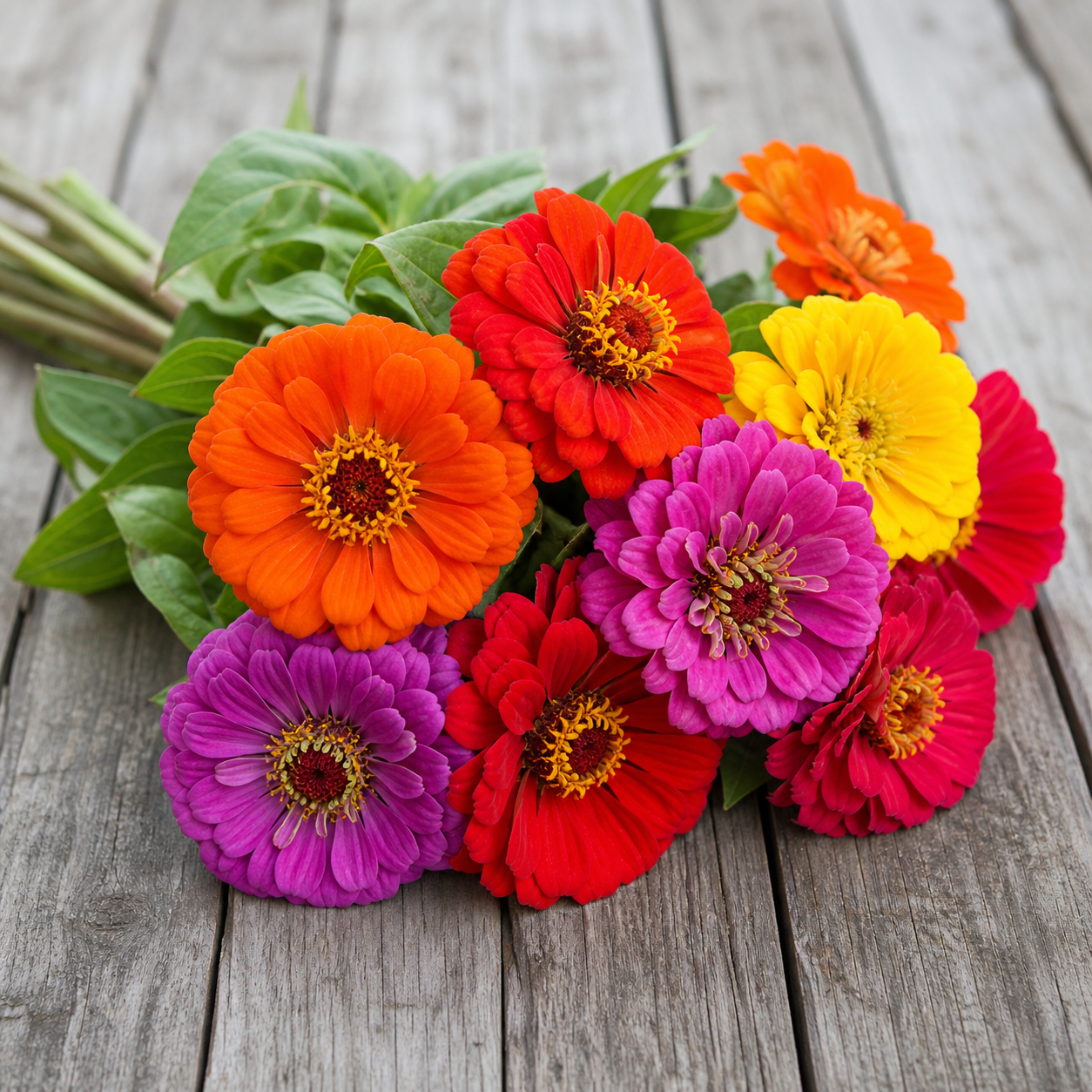 Zinnia California Giant Mix